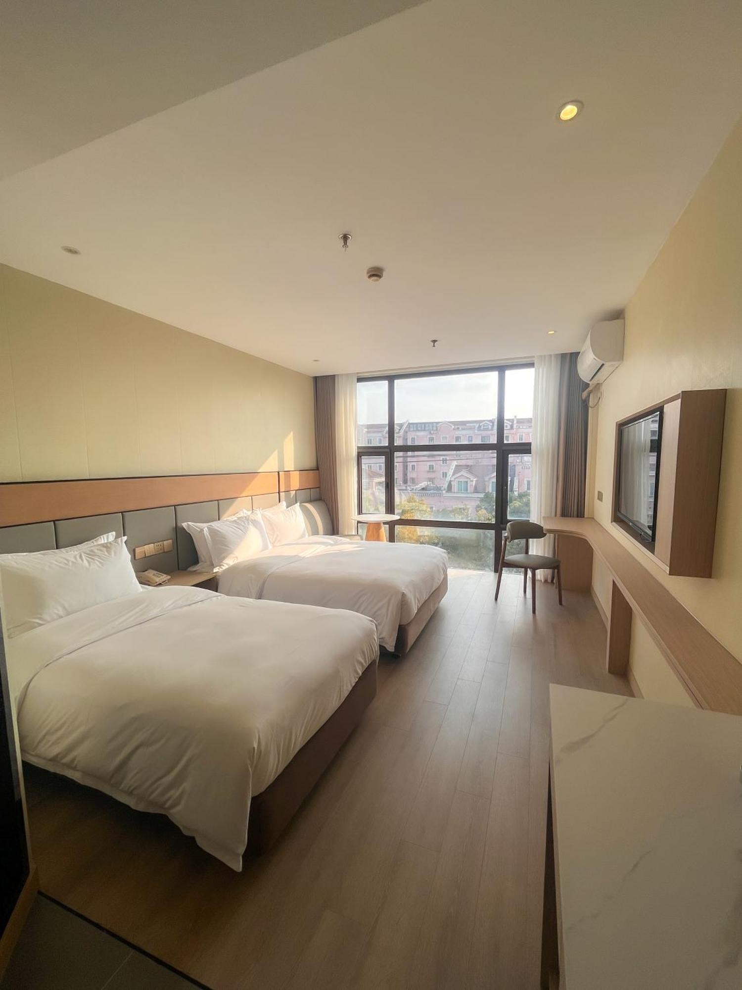 Shanghai Joyful Star Hotel-Free Shuttle Bus To Pudong Airport And Disneyland Extérieur photo