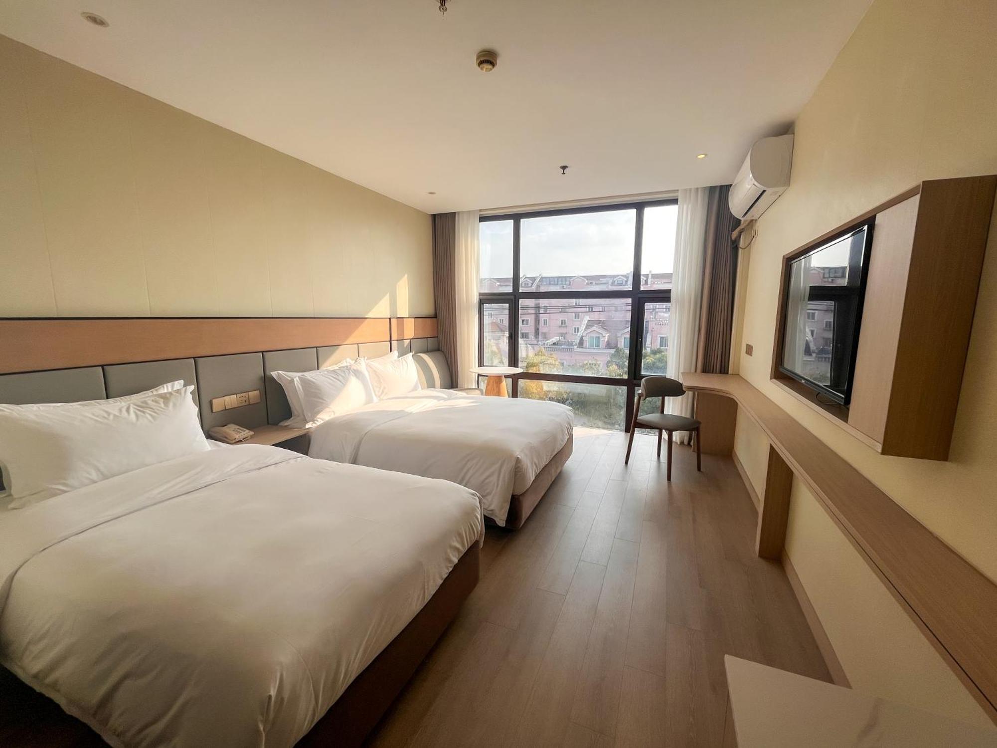 Shanghai Joyful Star Hotel-Free Shuttle Bus To Pudong Airport And Disneyland Extérieur photo